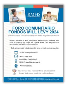 Mill Levy Community Flyer Image Spanish
