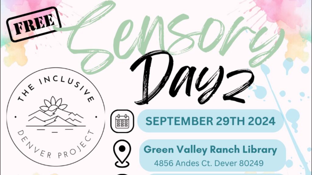 Sensory Dayz- Sunday, September 29