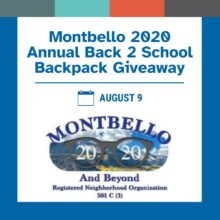 Montbello 2020 Annual Back 2 School Backpack Giveaway – Saturday, August 9 Image