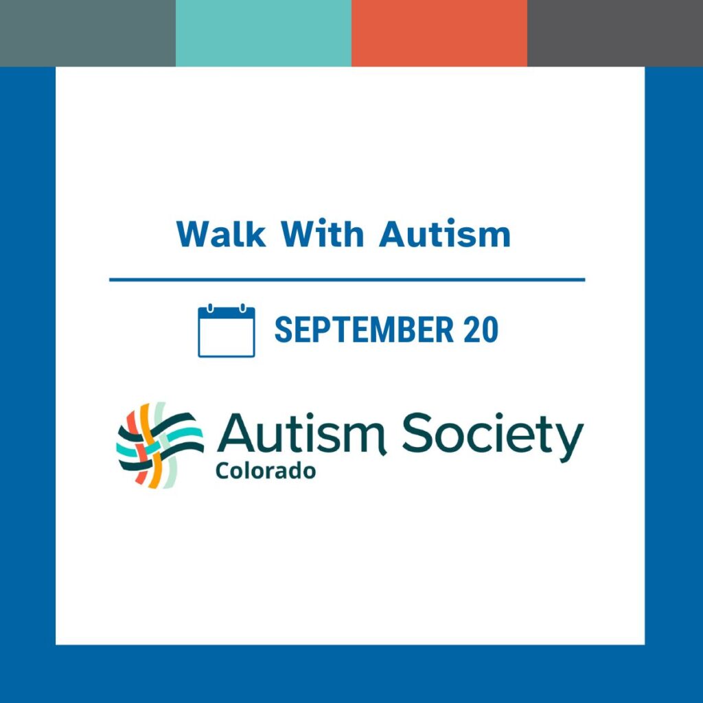 Walk With Autism- Saturday, September 20